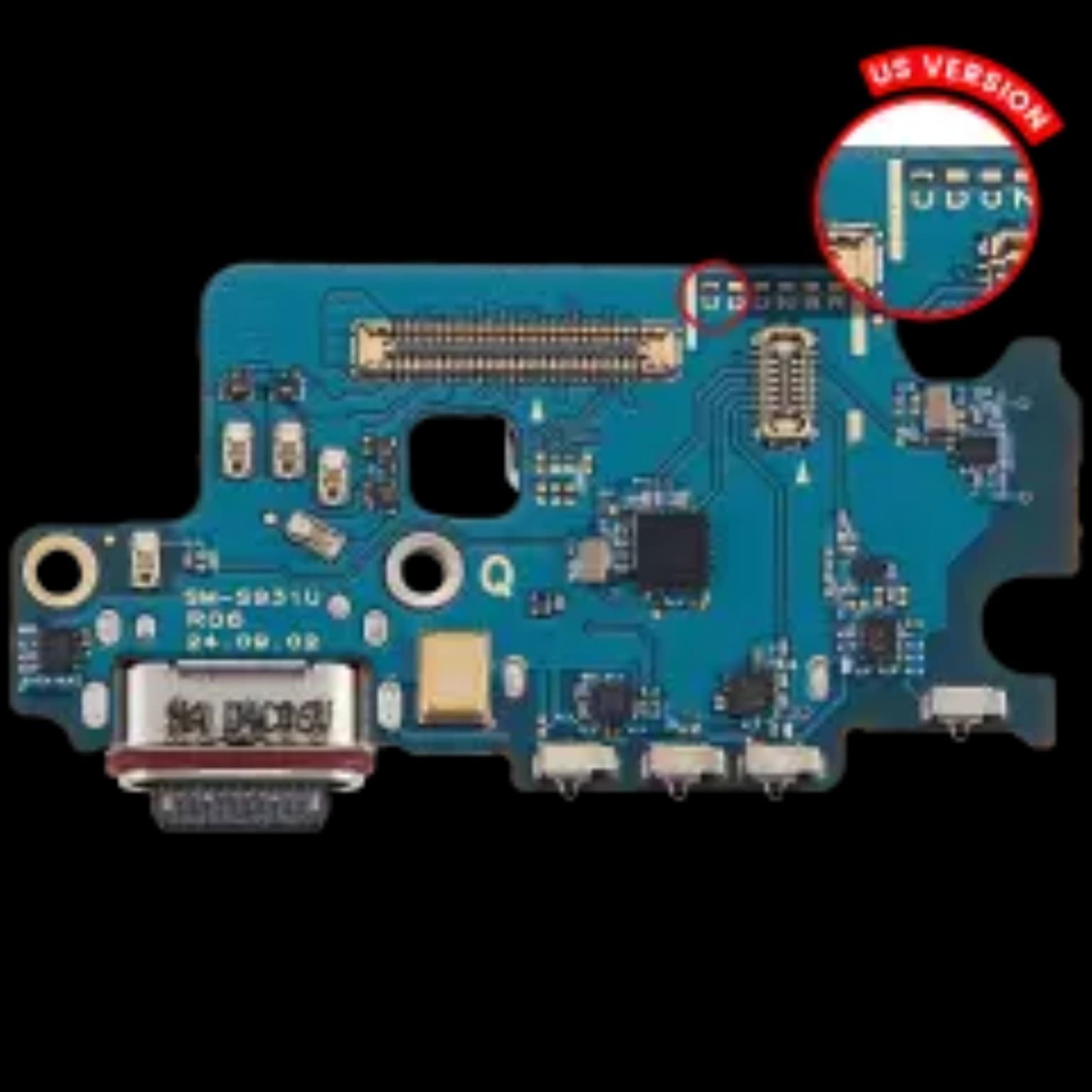 Charging Port Board With Sim Card Reader For Samsung Galaxy S25 5G (S931U) (US Version) (Premium)