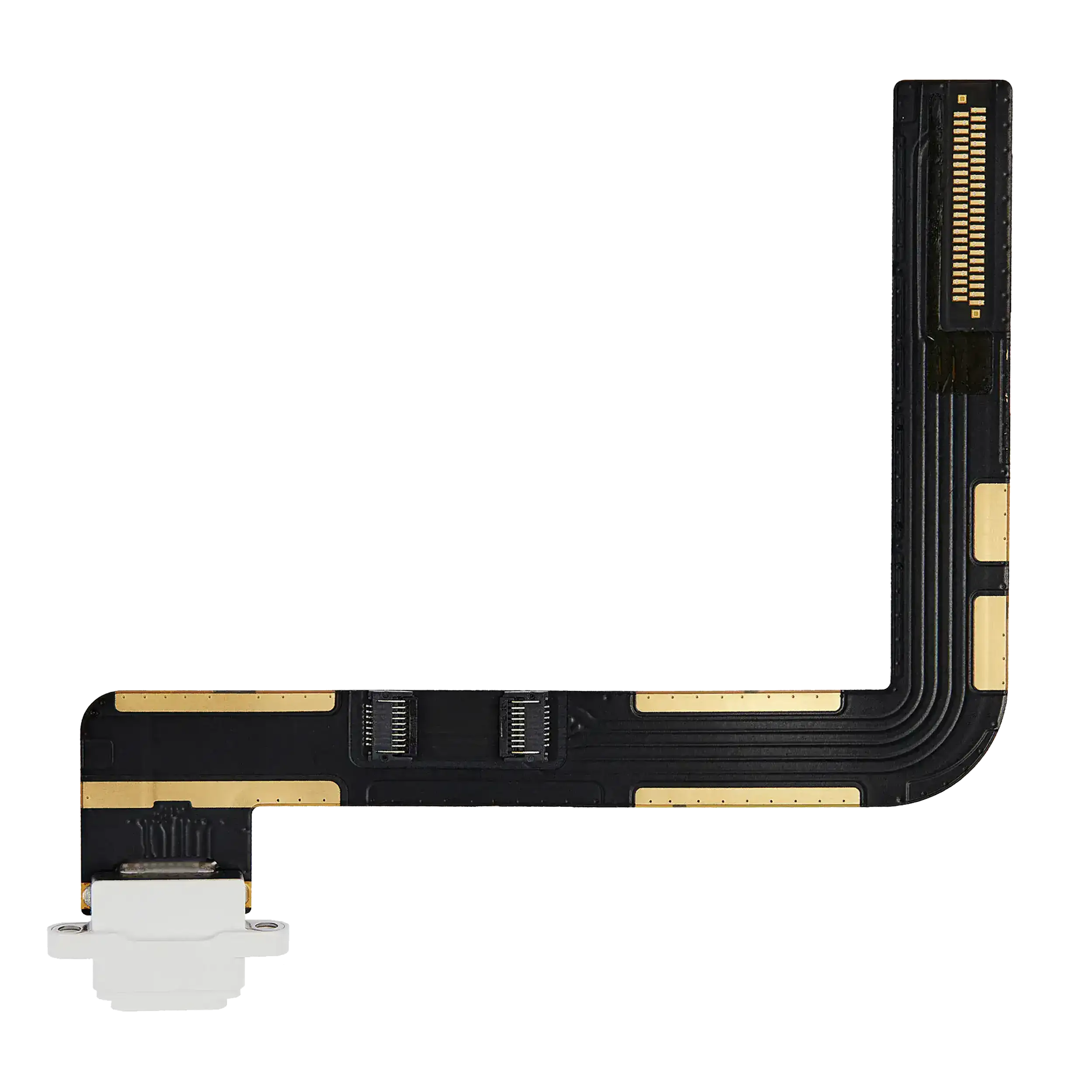 Charging Port Flex Cable For iPad 7 (2019) / iPad 8 (2020) / iPad 9 (2021) (Premium) (Silver)